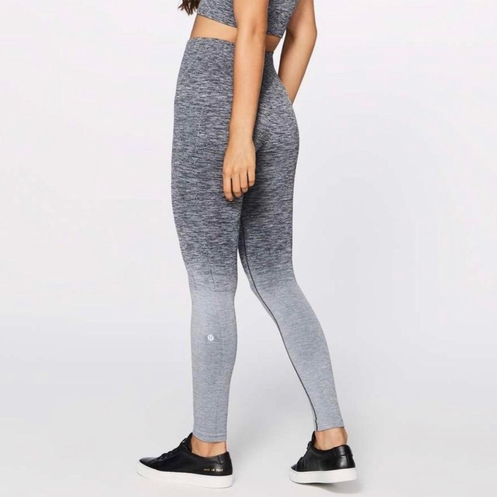 Lululemon Athletica Gray Ombre Leggings